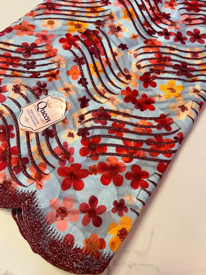Printed voile