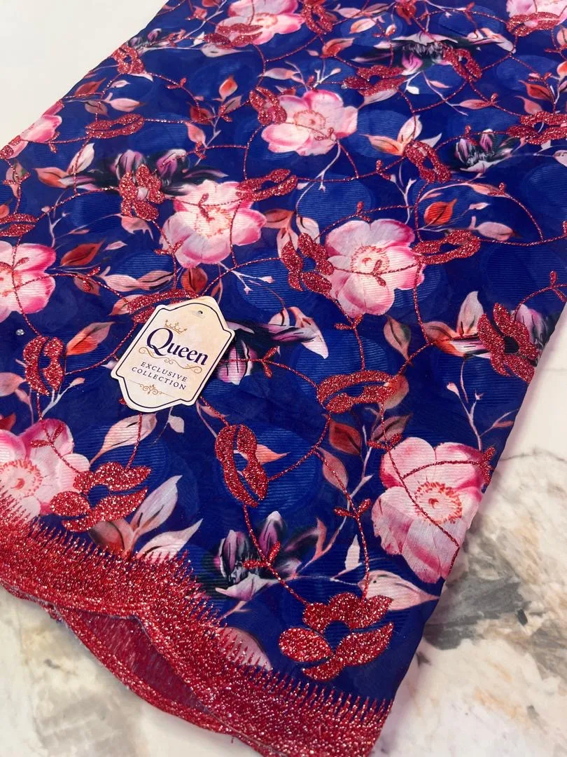 Printed voile